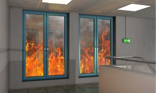 Fire Resistant - UPVC Window